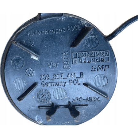 K39 VW PASSAT B8 KOMBI LIFT MOCOWANIE KOSZYKI ZAŚLEPKA PDC TYŁ 3G9807421B