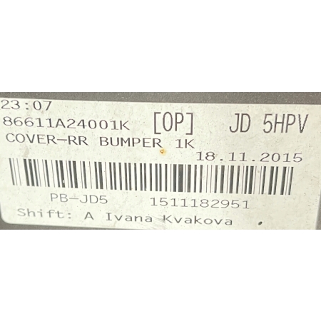 ZDERZAK TYŁ TYLNY KIA CEED 2 II GT LINE 86611-A2400