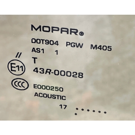 P6 DODGE CHARGER 2018 5.7 V8 SZYBA CZOŁOWA PRZEDNIA PRZÓD ORYGINAŁ JAWORZE
