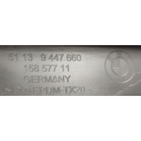 PODKŁADKA TABLICY REJESTRACYJNEJ BMW i4 G26 M-PAKIET 9447660
