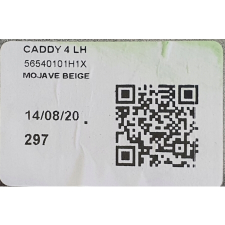 VW CADDY IV 15- OBUDOWA LUSTERKA LEWA H1X