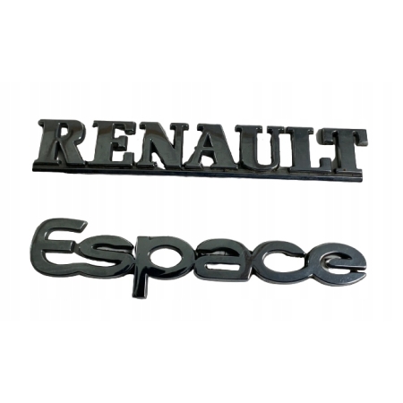 EMBLEMATY KLAPY BAGAŻNIKA TYŁ RENAULT ESPACE III 3