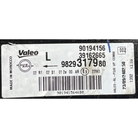 OPEL CORSA F LAMPA LEWA LED TYŁ TYLNA 9829317980 23.09.24