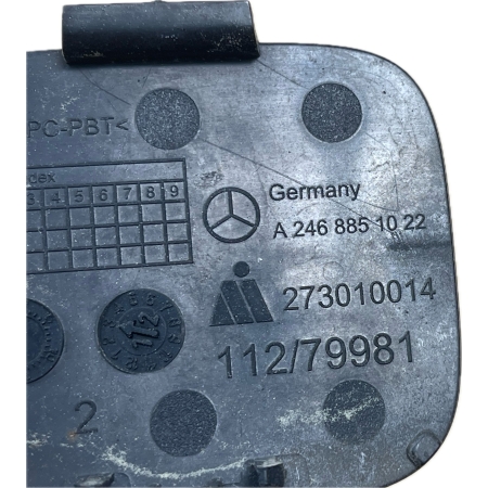 K10 MERCEDES B-KLASA 246 MOCOWANIE KOSZYKI ZAŚLEPKA PDC TYŁ A2468850025