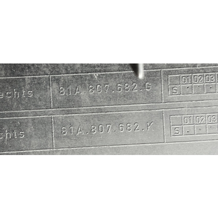 AUDI Q2 81A GA 2016 - KRATKA ZDERZAKA PRAWA POD PDC 81A807682K 81A807682G