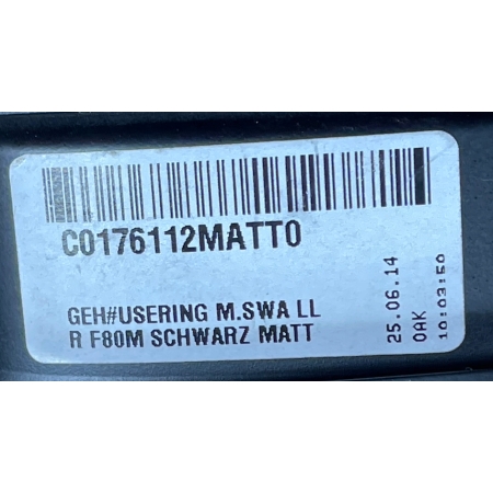 A94 BMW M3 F80 PRAWA OBUDOWA LUSTERKA RAMKA C0176112 041328 A046412