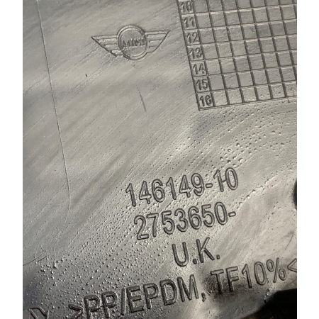 GRILL KRATKA ZDERZAKA PRZÓD MINI R55 R57 2753650
