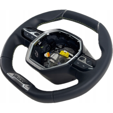 * KIEROWNICA SKÓRZANA PEUGEOT 208 II 2008 GT 98255045ZD ORYGINAŁ