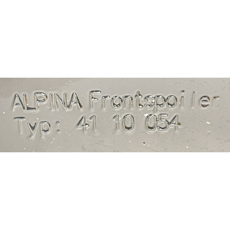 A1-16 ALPINA B6 BMW F06 F12 F13 SPOILER ZDERZAKA DOKŁADKA PRZÓD 4110054