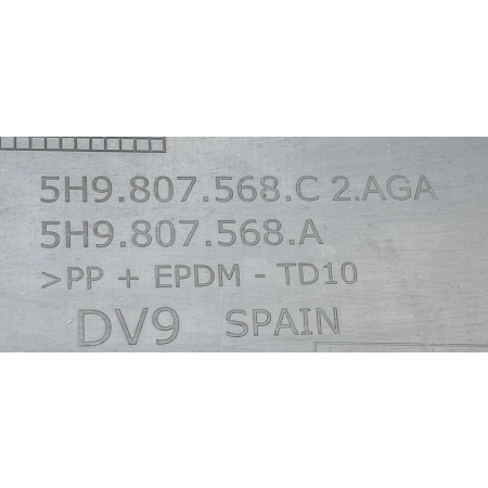 VW GOLF VIII 8 KOMBI SPOILER ZDERZAKA TYŁ 5H9807568C