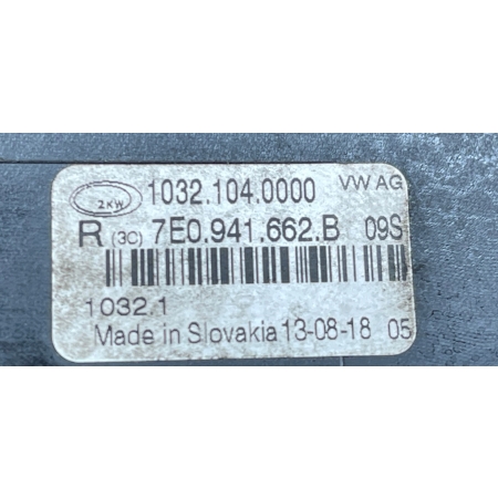 VW T6 HALOGEN PRAWY PRZÓD 7E0941662B