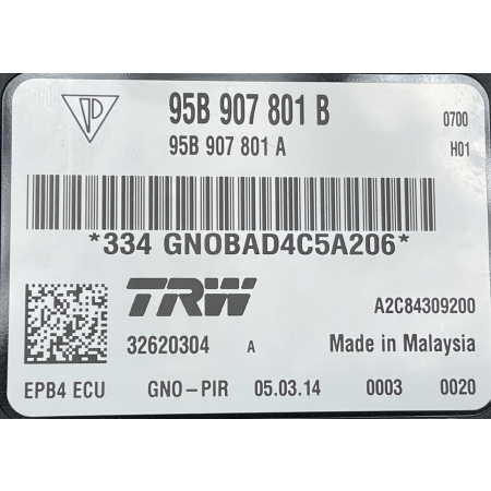 B1 PORSCHE MACAN S 2015 MODUŁ STEROWNIK HAMULCA RĘCZNEGO 95B907801B