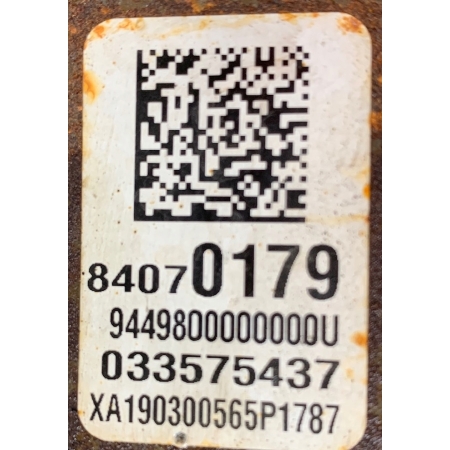 P1 CHEVROLET TRAVERSE II 17- 3.6 V6 4X4 PÓŁOŚ NAPĘDOWA LEWA PRZÓD 84070179