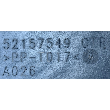 K58 FIAT 500E ELEKTRYK MOCOWANIA ŚLIZG ZDERZAKA TYŁ 735714165