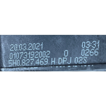 VW GOLF VIII 8 KAMERA COFANIA LOGO KLAPY BAGAŻNIKA TYŁ 5H0827469H