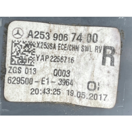 MERCEDES GLC 253 LAMPA TYŁ PRAWA TYLNA A2539067400 19.05.2017