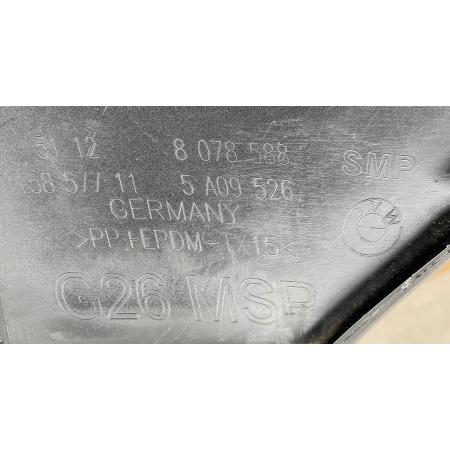 BMW 4 G26 M-PAKIET NAROŻNIK KRATKA ZDERZAKA PRAWA TYŁ  8078588