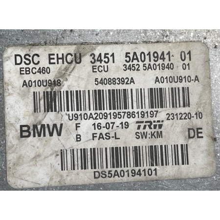 BMW STEROWNIK POMPY ABS 5A01941 5A01940