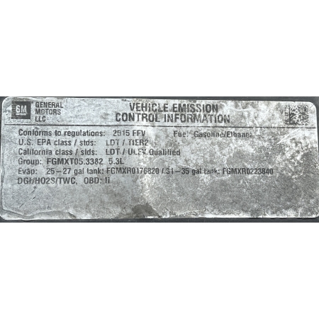 P9 GMC YUKON XL IV 2015 - 5.3 OBUDOWA FILTRA POWIETRZA 22855247