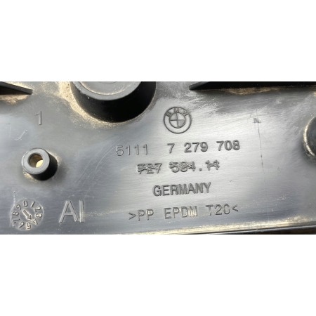 BMW 3 F30 F31 PODKŁADKA TABLICY REJESTRACYJNEJ 7279708