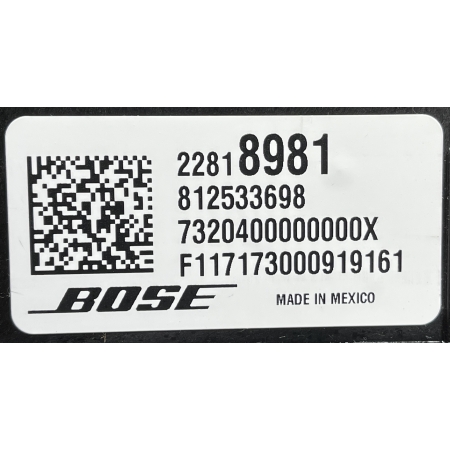 O2 CADILLAC ESCALADE IV 2014 -  TUBA GŁOŚNIK SUBWOOFER GM BOSE 22818981