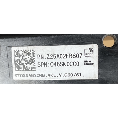 BMW 5 G60 WZMOCNIENIE BELKA  WSPORNIK ZDERZAKA PRZÓD 5A02FB8