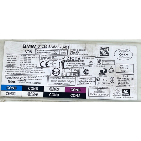 STEROWNIK MODUŁ BDC BMW F20 F30 5A53373
