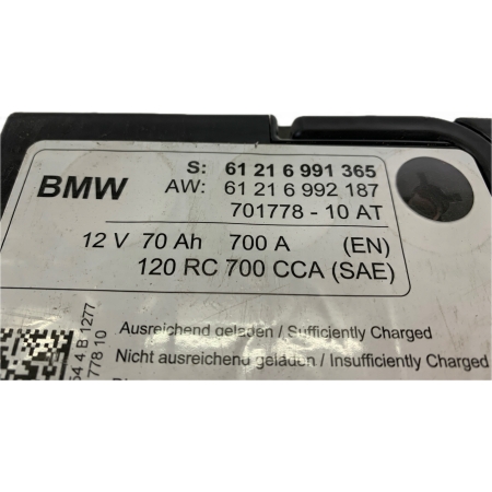 53 AKUMULATOR EFB BMW 70 Ah 700A 12V 2019 ROK 6991365 6992187