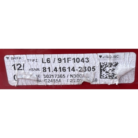 MAN TGS TG3 2020 -  NAROŻNIK ZDERZAKA LEWY PRZÓD  81.41610-5859