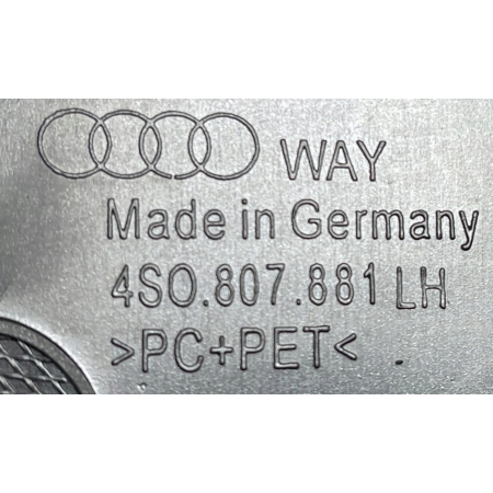 AUDI R8 II LIFT KRATKA DYFUZOR KOŃCÓWKI WYDECHU ZDERZAKA TYŁ LEWA 4S0807881