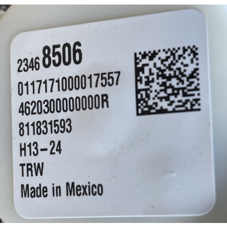 O2 CADILLAC ESCALADE IV 2014 - PAS BEZPIECZEŃSTWA II RZĄD PRAWY TYŁ 23468506