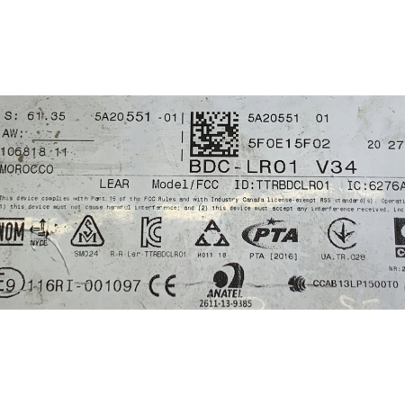 M42 MINI F60 MODUŁ STEROWNIK BDC FEM 5A20551
