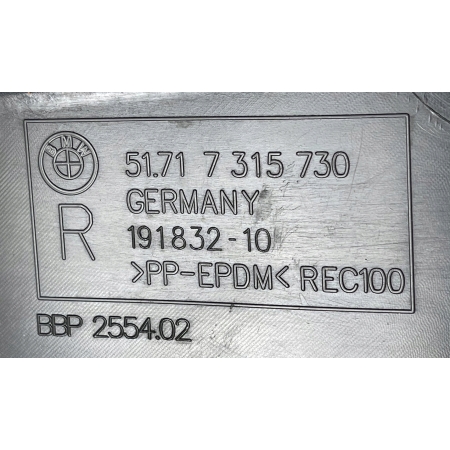 B71 BMW 3 G20 G21 NADKOLE PRAWE PRZÓD CZĘŚĆ PRZEDNIA 7315730