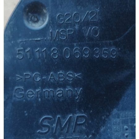 A305 BMW 3 G20 G21 M-PAKIET ZAŚLEPKA HAKA ZDERZAKA PRZÓD 8069359
