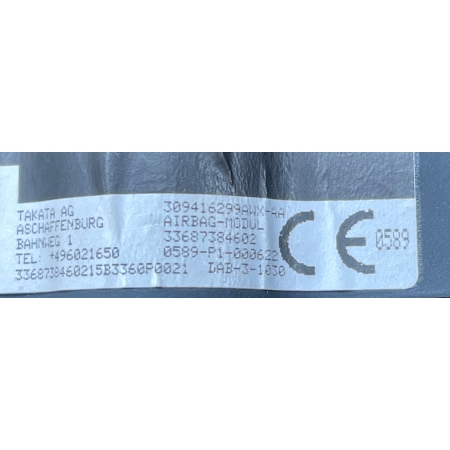 BMW F39 F45 F46 F48 PODUSZKA POWIETRZNA AIRBAG KIEROWNICY 6873846