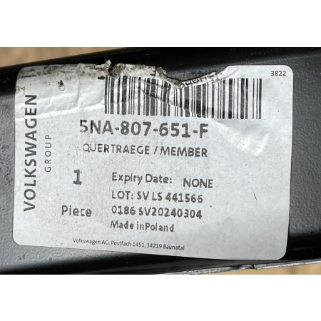 VW TIGUAN II LIFT 5NA BELKA ZDERZAKA PRZÓD DOLNA WSPORNIK 5NA807651F