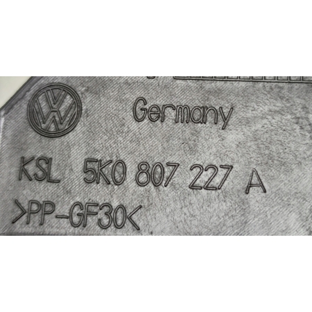 VW GOLF VI 6 ŚLIZG LAMPY LEWY PODSTAWA 5K0807227A ORYGINAŁ