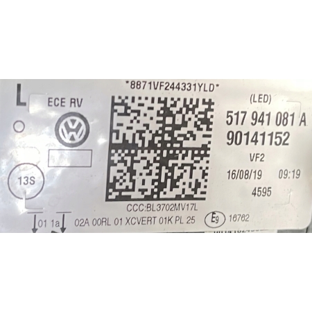 VW SPORTSVAN LIFT LAMPA LEWA FULL LED 517941081A