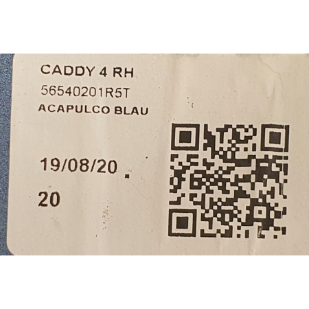 VW CADDY IV 15- OBUDOWA LUSTERKA PRAWA R5T