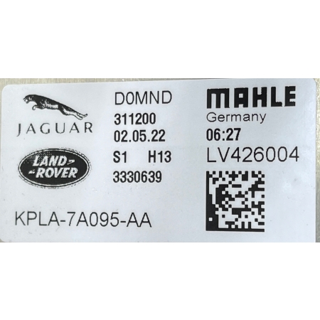 $ JAGUAR CHŁODNICZKA SKRZYNI BIEGÓW KPLA-7A095-AA