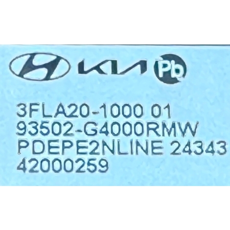 HYUNDAI I30 III N LINE PRZYCISK START STOP 93502-G4000 RMW 3FLA20-1000