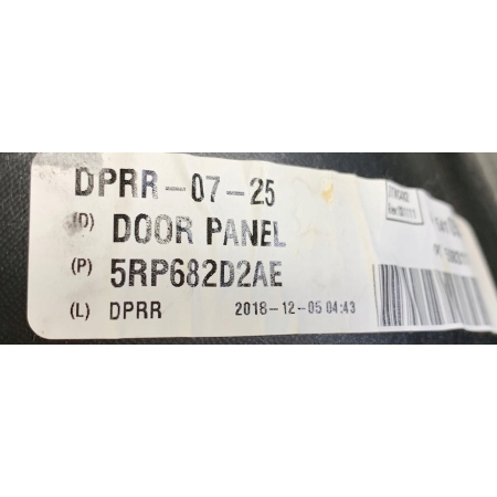 U8 CHRYSLER PACIFICA II 16- BOCZEK DRZWI PRAWY TYŁ 5RP682D2AE