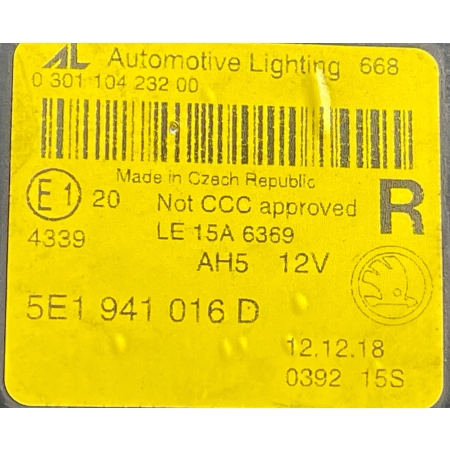 PRZETWORNICA MODUŁ LED OCTAVIA III LIFT FULL LED 5E1941016D 7P5941591AD