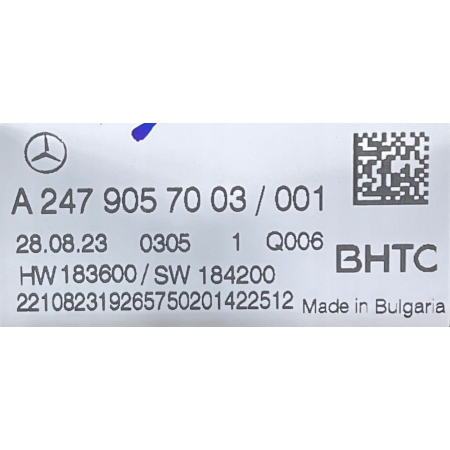 * ORYGINAŁ NOWY PANEL KLIMATYZACJI MERCEDES W247 A2479057003