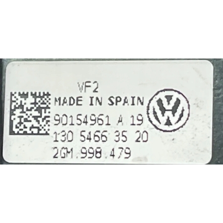 VW T-CROSS MODUŁ LAMPY LED PRAWY ORYGINAŁ 2GM998479
