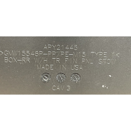 O2 CADILLAC ESCALADE IV 2014 -  PODŁOGA BAGAŻNIKA SCHOWEK APY21445 AN813613