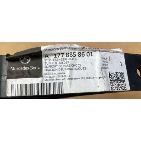 MERCEDES A-KLASA 177 AMG ŚLIZG ZDERZAKA PRAWY MOCOWANIE TYŁ A1778858601