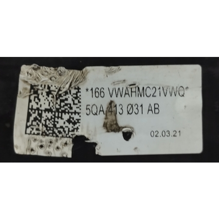 VW TOURAN III 2016 - 5T AMORTYZATOR PRZÓD LEWY 5QA413031AB 02.03.21
