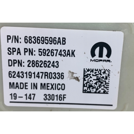 U7 PACIFICA 16- NAPĘD MECHANIZM DRZWI LEWY TYŁ 68368919AD 68369596AB