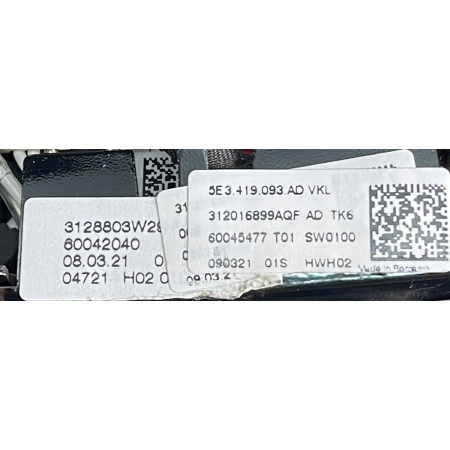 KIEROWNICA SKODA OCTAVIA IV RS DSG 5E3419093AD